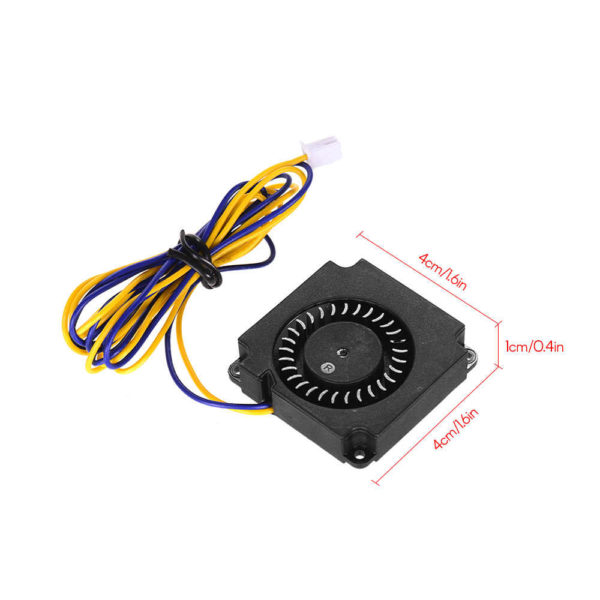 Ventilador lateral centrifugo 24V 40-10 (cable amarillo) - Imagen 3